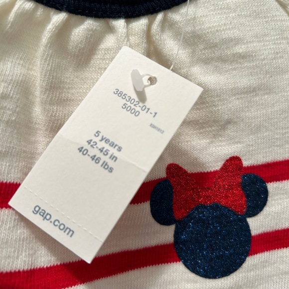 GapKids | Disney stripe dress size 5 - Picture 3 of 3